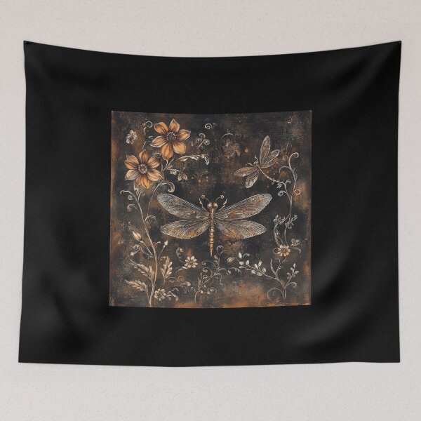 Item preview, vintage dragonfly pattern designed and sold by SaelKamila.