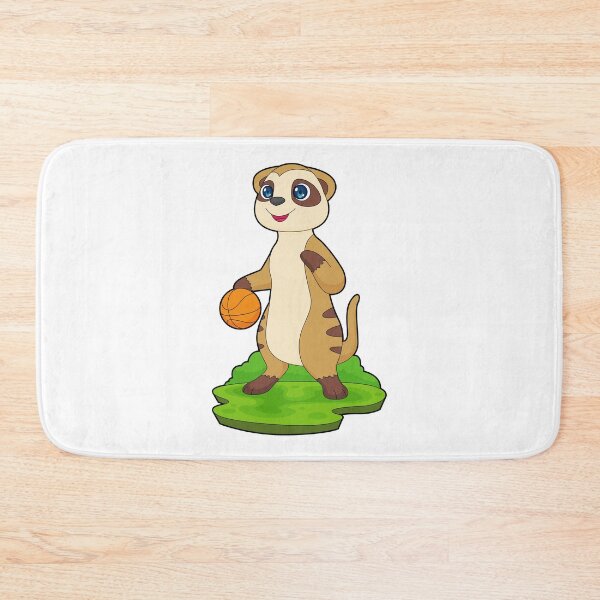 Item preview, Meerkat Basketball player Basketball designed and sold by Snabdesign84.