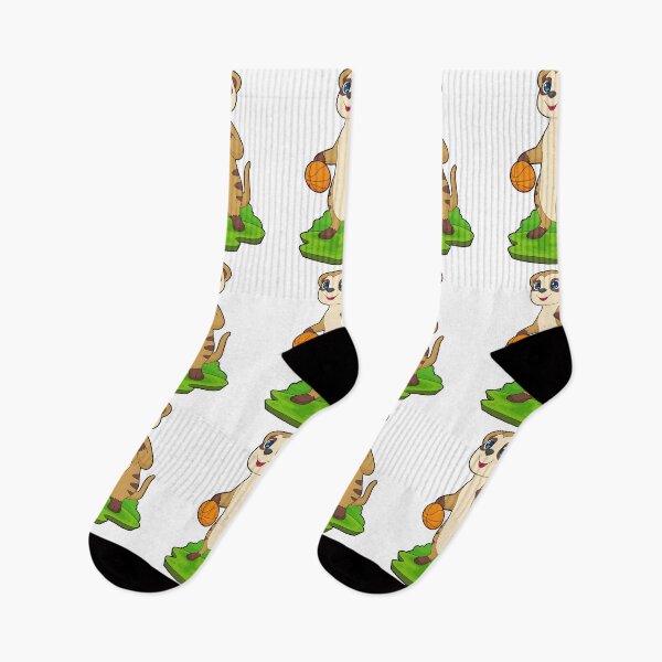 Item preview, Meerkat Basketball player Basketball designed and sold by Snabdesign84.