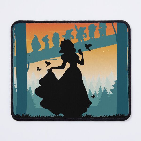 Item preview, white snow and the seven dwarfs Minimal poster designed and sold by manonpradier.
