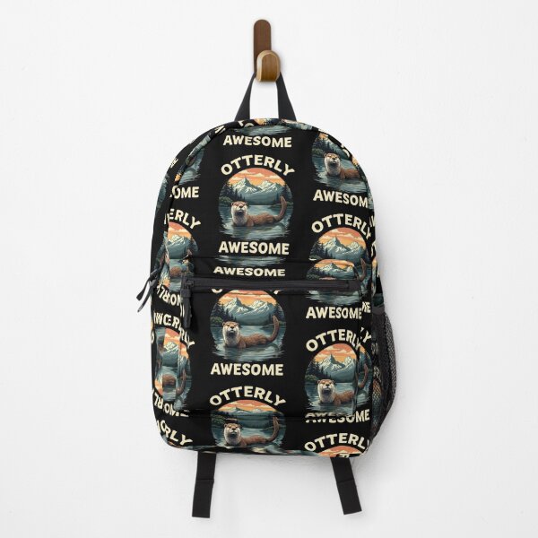 Item preview, Otterly Awesome Otter in Mountain Lake Nature Adventure designed and sold by Hananiah Merch.