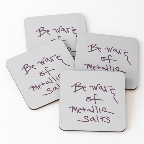 Item preview, Beware of Metallic Salts designed and sold by abeink.