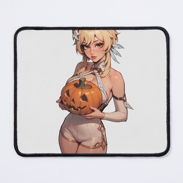 Item preview, Hot Halloween Girl with Blonde hair designed and sold by WaifuBrowser.