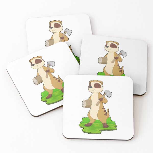 Item preview, Meerkat Lumberjack Axe designed and sold by Snabdesign84.