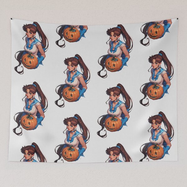 Item preview, Hot Halloween Girl with Brown hair designed and sold by WaifuBrowser.