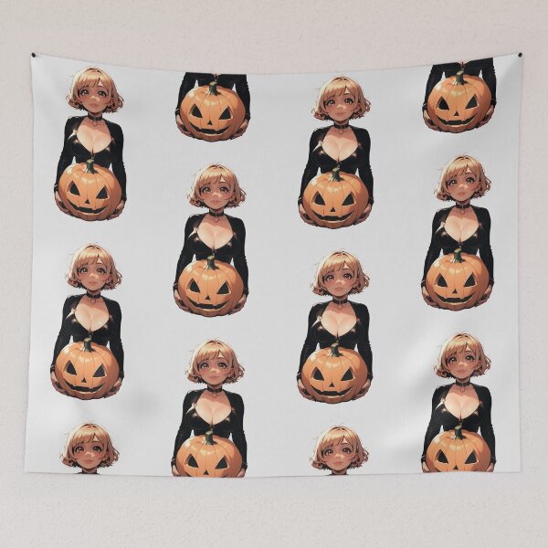 Item preview, Chica sexy de Halloween con cabello rubio designed and sold by WaifuBrowser.