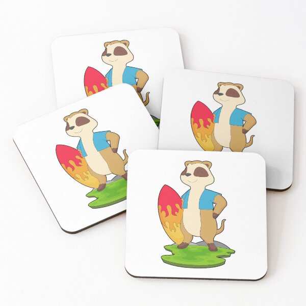 Item preview, Meerkat Surfer Surfboard designed and sold by Snabdesign84.