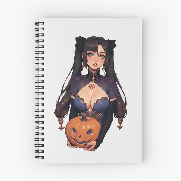 Item preview, Hot Halloween Girl with Dark hair designed and sold by WaifuBrowser.