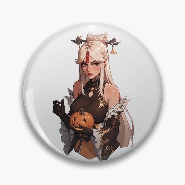 Item preview, Hot Halloween Girl with White hair designed and sold by WaifuBrowser.