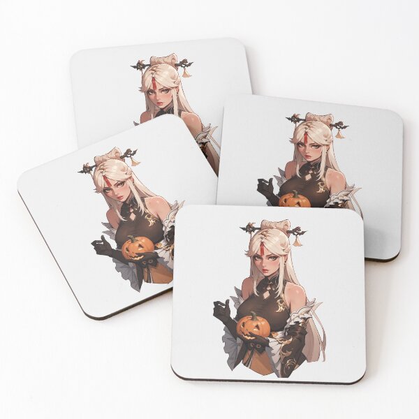 Item preview, Hot Halloween Girl with White hair designed and sold by WaifuBrowser.