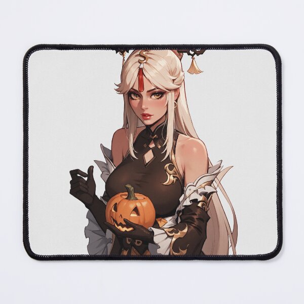 Item preview, Hot Halloween Girl with White hair designed and sold by WaifuBrowser.