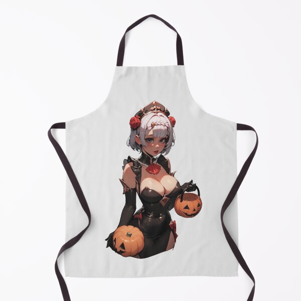 Item preview, Hot Halloween Girl with White hair designed and sold by WaifuBrowser.