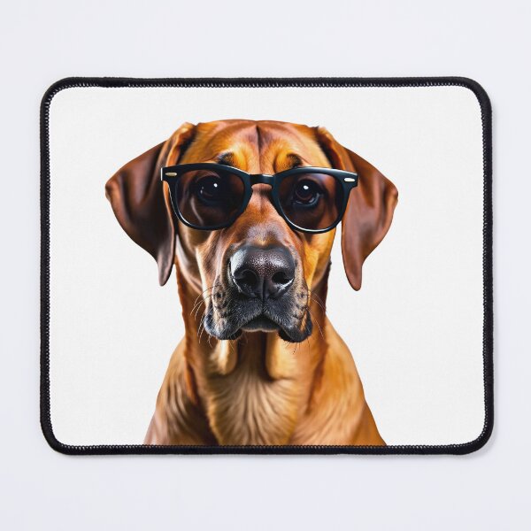 Item preview, Funny cool Rhodesian Ridgeback dog wearing sunglasses designed and sold by LazyOwlStore.