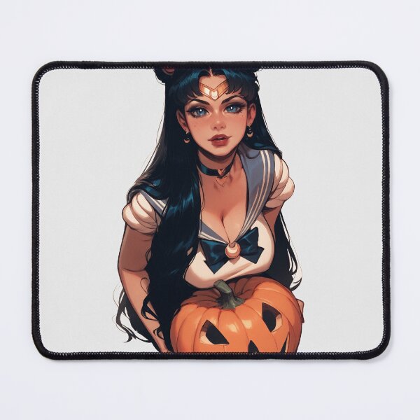 Item preview, Hot Halloween Girl with Dark hair designed and sold by WaifuBrowser.