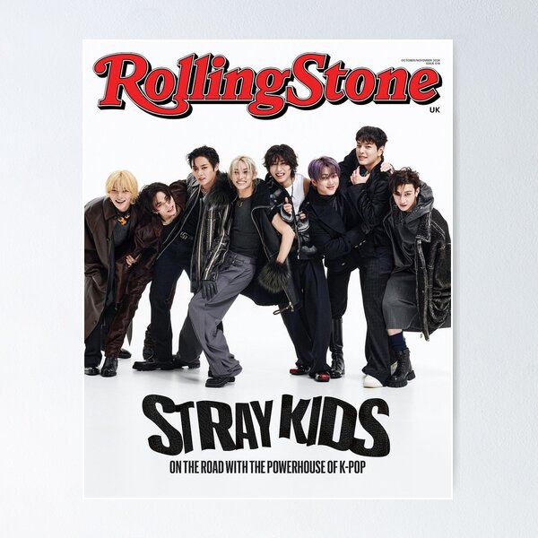 Item preview, Rolling Stone Stray Kids (스트레이 키즈) "ATE" TEASER IMAGE SKZ kpop ot8 designed and sold by Kpop-Noona.