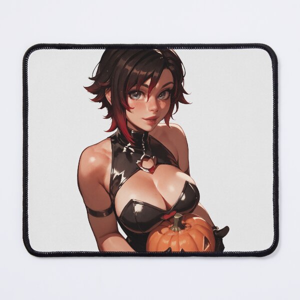 Item preview, Hot Halloween Girl with Dark-Red hair designed and sold by WaifuBrowser.