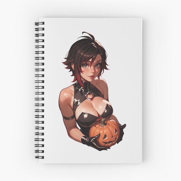 Item preview, Hot Halloween Girl with Dark-Red hair designed and sold by WaifuBrowser.