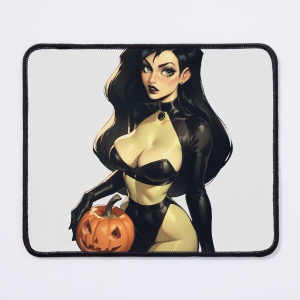 Item preview, Hot Halloween Girl with Dark hair designed and sold by WaifuBrowser.