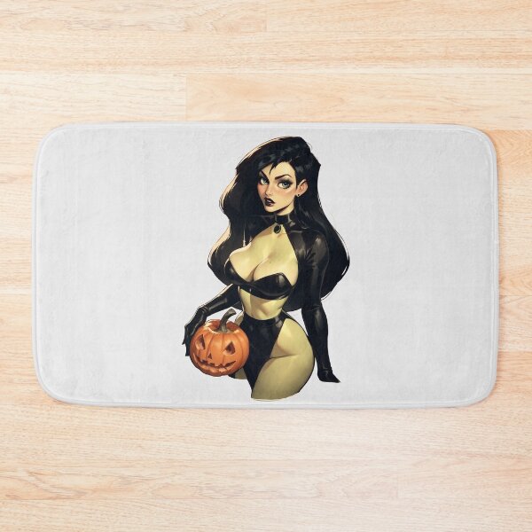 Item preview, Hot Halloween Girl with Dark hair designed and sold by WaifuBrowser.