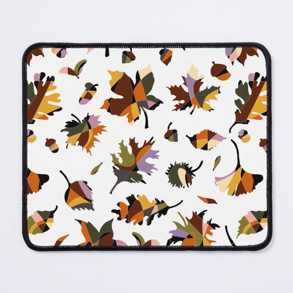 Item preview, Geometric Autumn Leaves Fashionable Beautiful Print Pattern designed and sold by NayaChu.