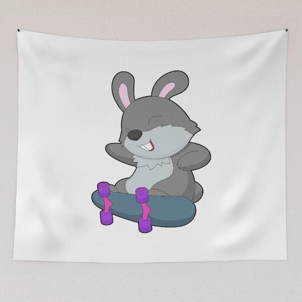 Item preview, Rabbit Skater Skateboard designed and sold by Snabdesign84.