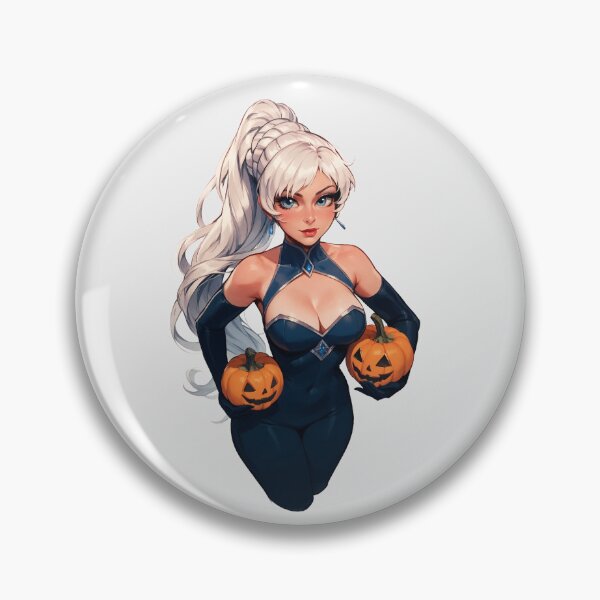 Item preview, Hot Halloween Girl with White hair designed and sold by WaifuBrowser.