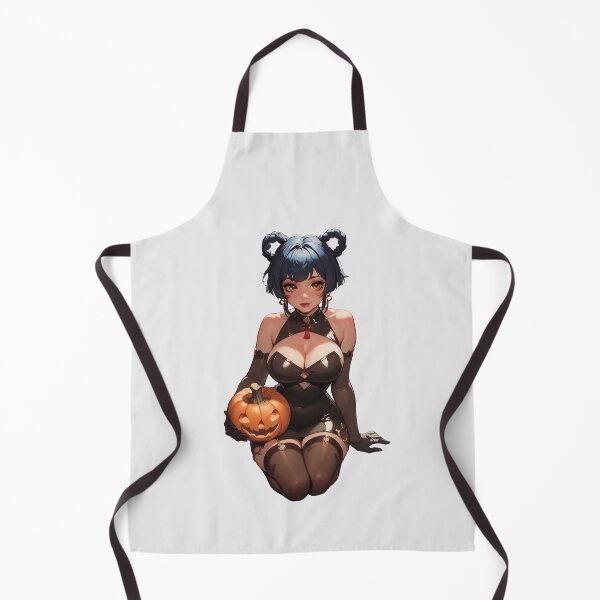 Item preview, Hot Halloween Girl with Blue hair designed and sold by WaifuBrowser.