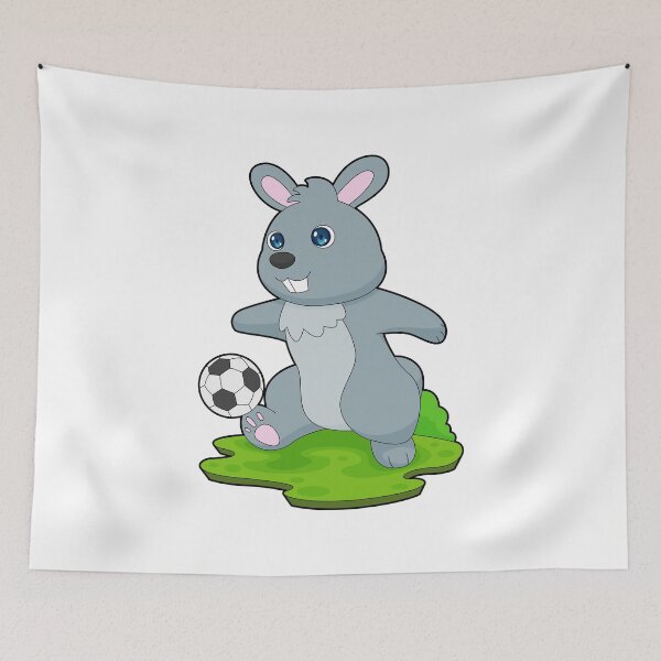 Item preview, Rabbit Soccer player Soccer designed and sold by Snabdesign84.