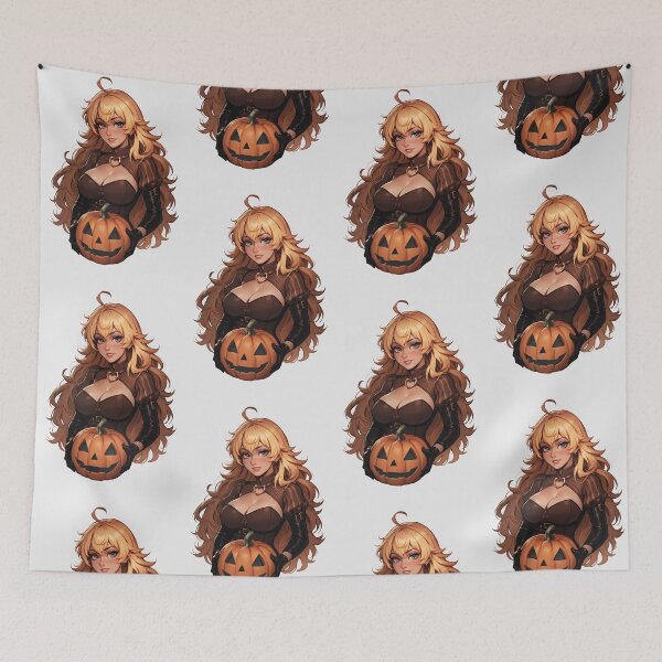 Item preview, Hot Halloween Girl with Blonde hair designed and sold by WaifuBrowser.