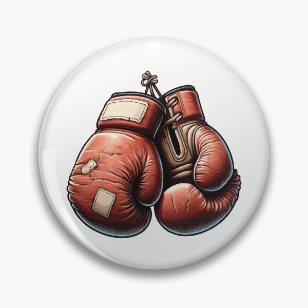 Item preview, Vintage Boxing Gloves – Battle Worn and Ready designed and sold by DecalBox.