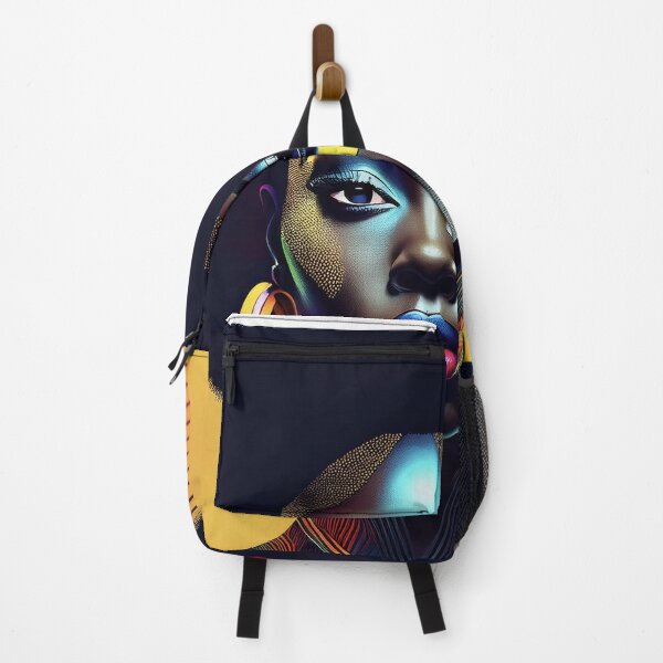 Item preview, Afro-Pop Portrait of African American Woman with Bold Colors designed and sold by CGPlenty.