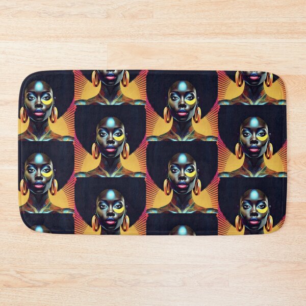 Item preview, Afro-Pop Portrait of African American Woman with Bold Colors designed and sold by CGPlenty.