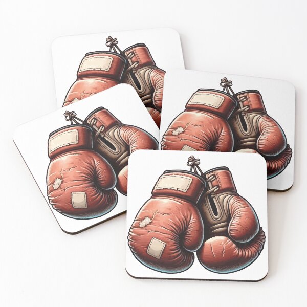 Item preview, Vintage Boxing Gloves – Battle Worn and Ready designed and sold by DecalBox.