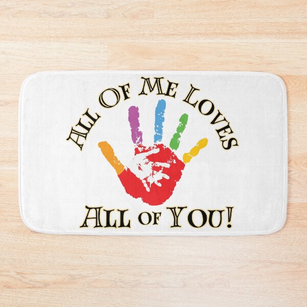 Item preview, All of Me Loves All of You - Colorful Handprint Design designed and sold by TOA Timeless Original Apparel.