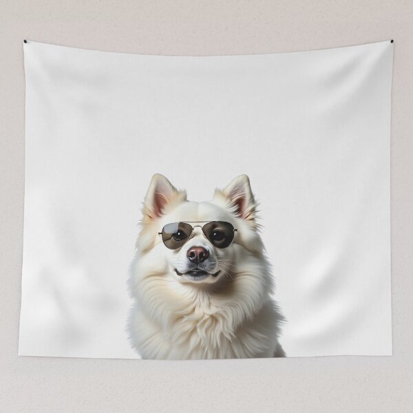 Item preview, Funny cool Samoyed dog wearing sunglasses designed and sold by LazyOwlStore.