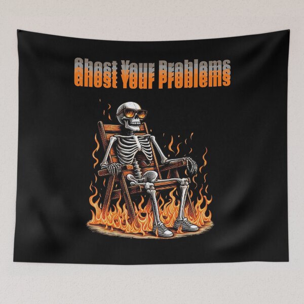 Item preview, Ghost Your Problems designed and sold by ART-HOME-PAWS.