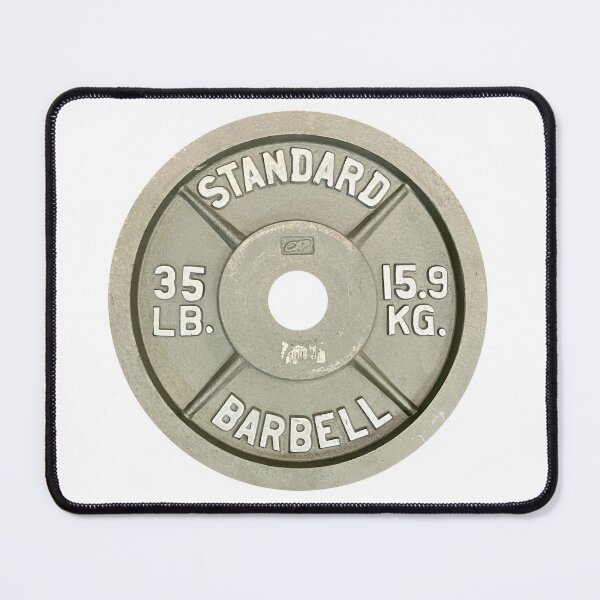 Item preview, Barbell Weight - Gym and exercise designed and sold by PIXEL POP DESIGNS - Beyond the Norm!.