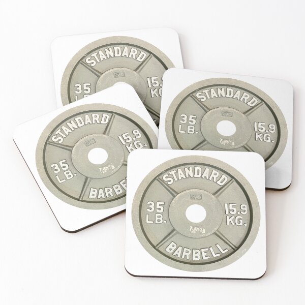 Item preview, Barbell Weight - Gym and exercise designed and sold by PIXEL POP DESIGNS - Beyond the Norm!.