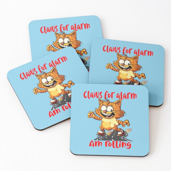Item preview, Cute Cat; Claws for Alarm, Am Rolling  designed and sold by Bliss Find And Design.