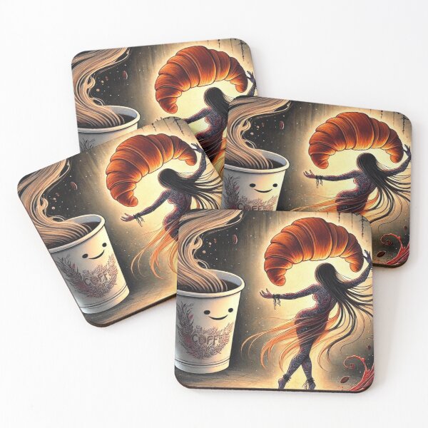 Item preview, COFFEE AND CROISSANT LOVE designed and sold by Occupational  Horrors.