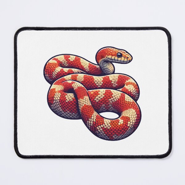 Item preview, Vibrant Corn Snake – Coiled in Colourful Glory designed and sold by DecalBox.