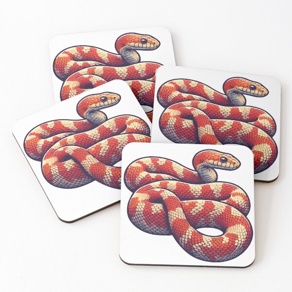 Item preview, Vibrant Corn Snake – Coiled in Colourful Glory designed and sold by DecalBox.