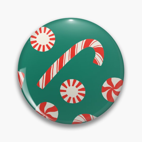 Item preview, A Peppermint Christmas - Teal Green designed and sold by latheandquill.