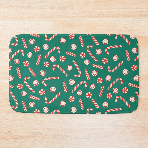 Item preview, A Peppermint Christmas - Teal Green designed and sold by latheandquill.