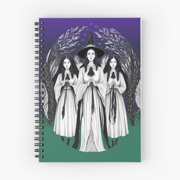 Item preview, Purple Green Witches Forest Halloween Gilead Salem designed and sold by AuroraXGreen.