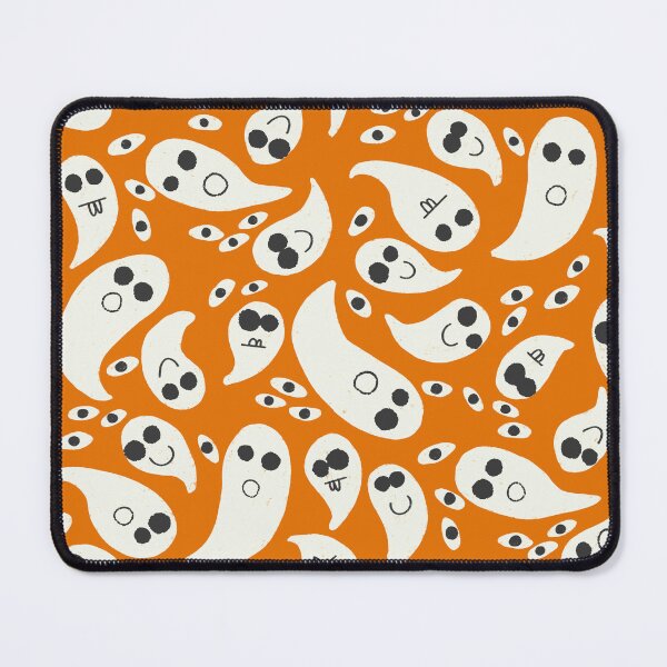 Item preview, Fun Ghosts Cottage Halloween Orange designed and sold by susycosta.