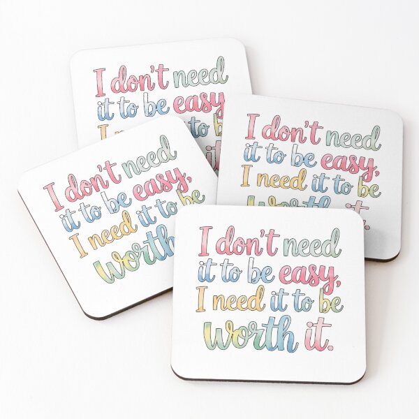 Item preview, I don’t need it to be easy, I need it to be worth it. designed and sold by nimmitrends.