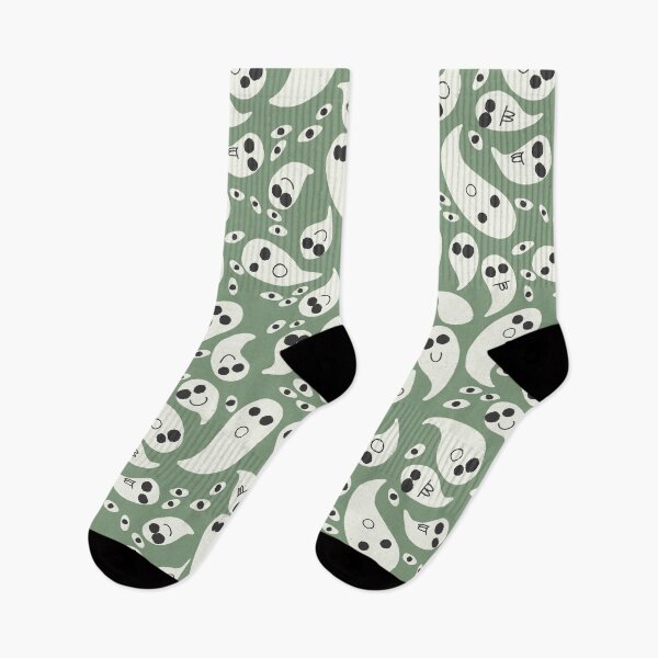 Item preview, Fun Gothic Ghosts Cottage Halloween Green designed and sold by susycosta.