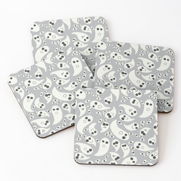 Item preview, Fun Gothic Ghosts Cottage Halloween Grey designed and sold by susycosta.