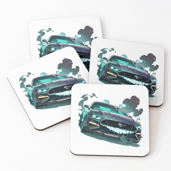 Item preview, Mustang in Tire Smoke designed and sold by kahida.